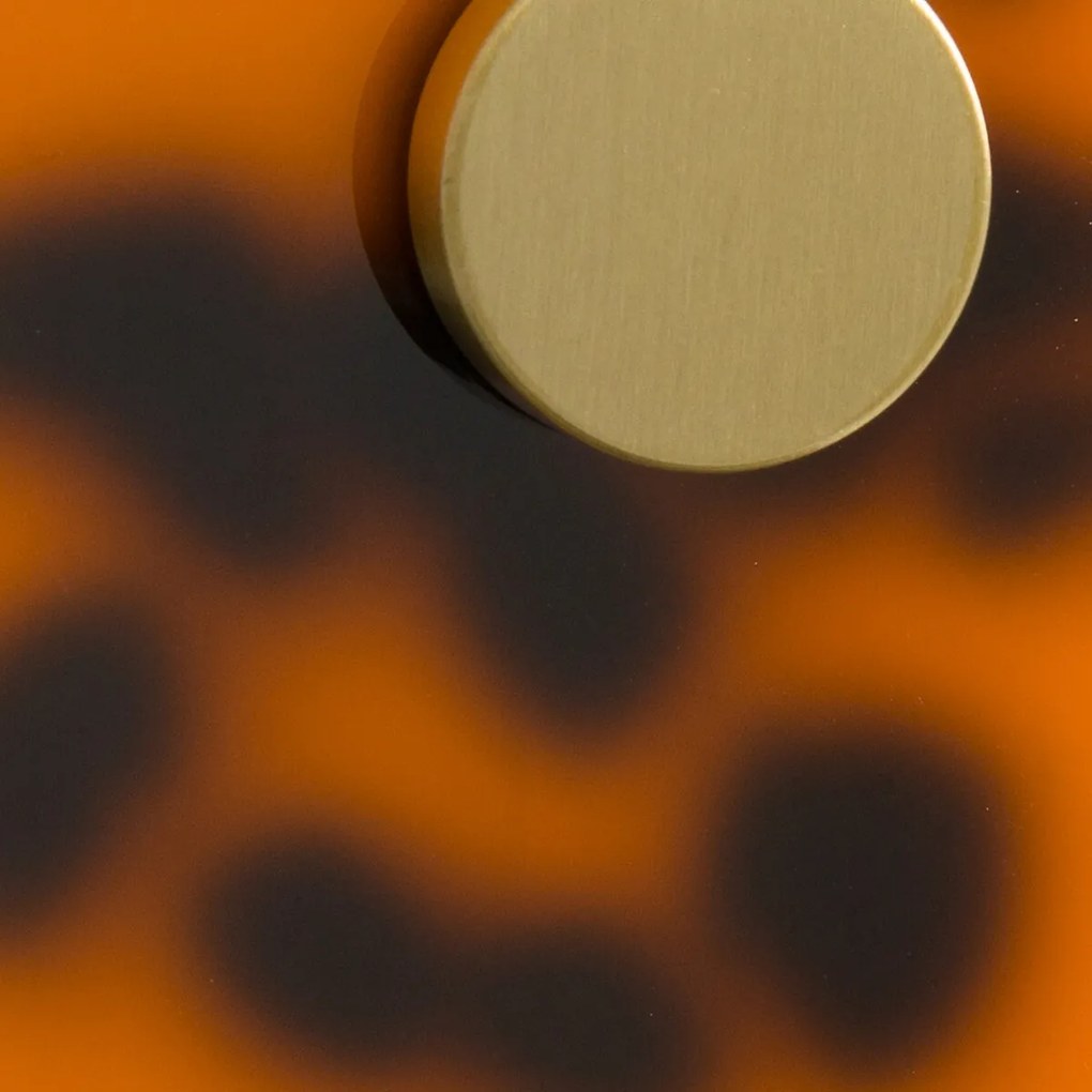 Set van 3 kapstokken in gekleurd acetaat, Paula