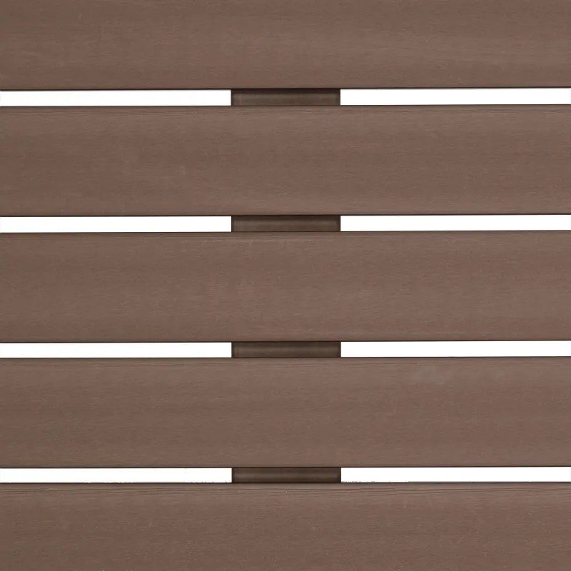 Terrastegel composiet 50 x 50 cm donkerbruin FSC (24 mm) massief