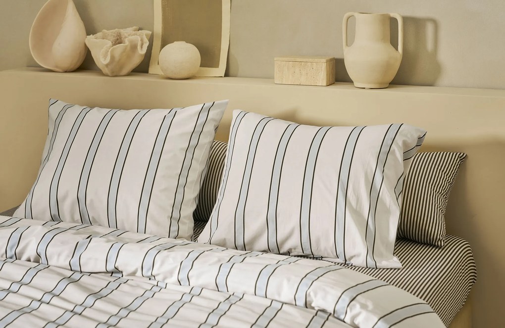 vtwonen Fun Stripe Dekbedovertrek Blue – Bij Swiss Sense