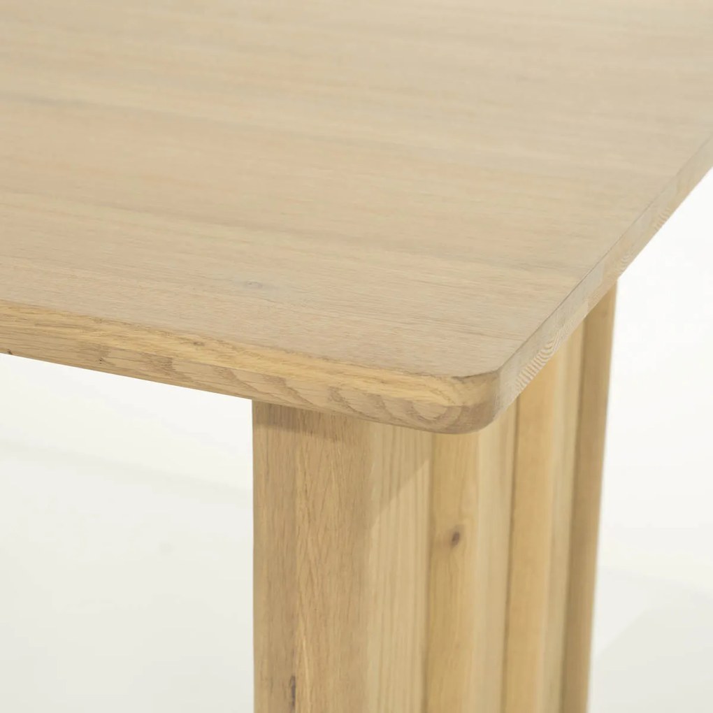 Eleonora Jake Design Eettafel Eiken Naturel 250x100 Cm - 250 X 100cm.