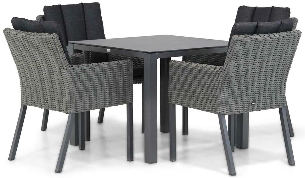 Garden Collections Oxbow/Pallazo 90 cm dining tuinset 4-delig