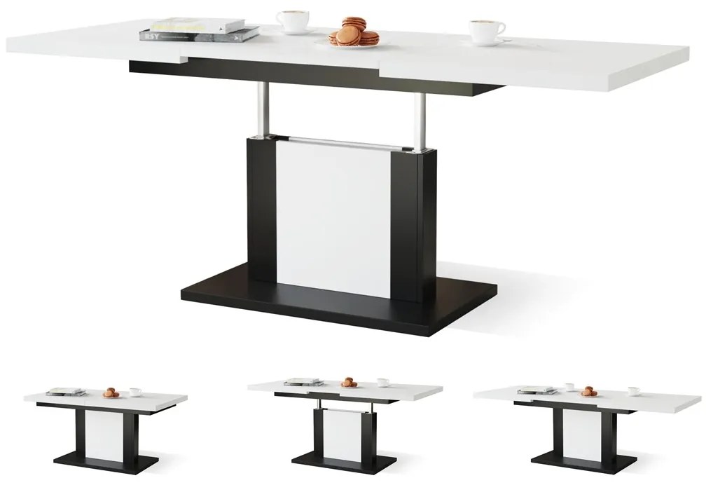 ORION wit / zwart, salontafel