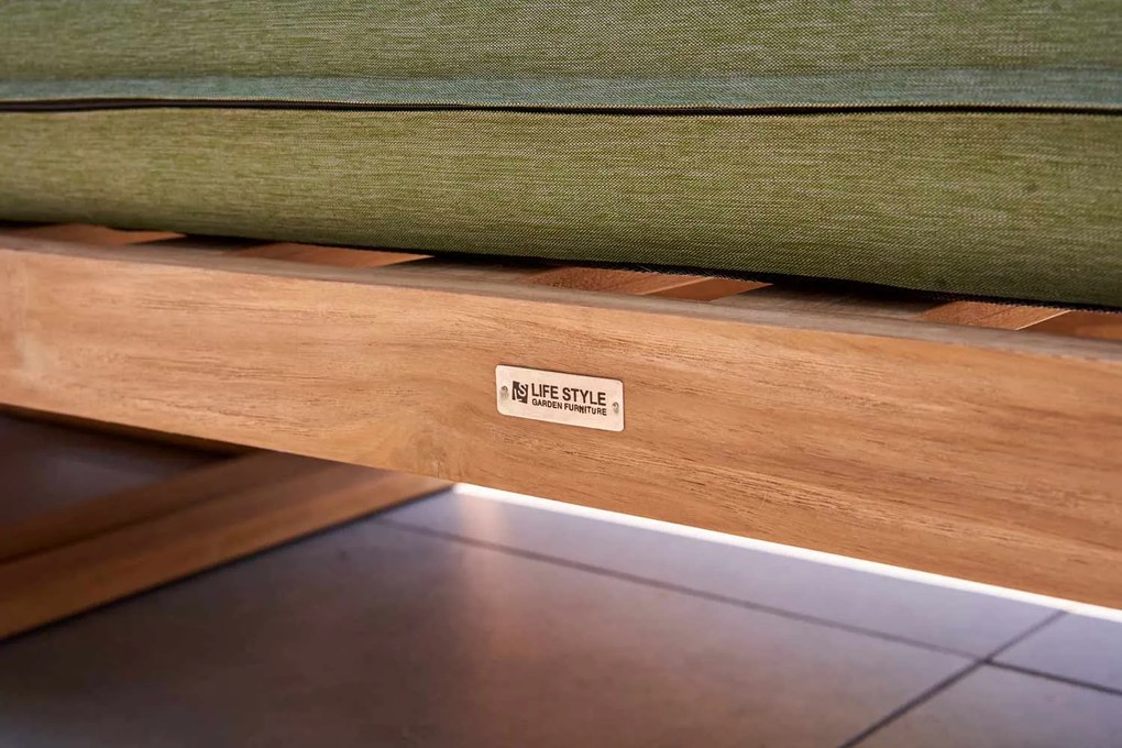 Hoek loungeset  Teak Old teak greywash 5 personen Garden Collections Newbury
