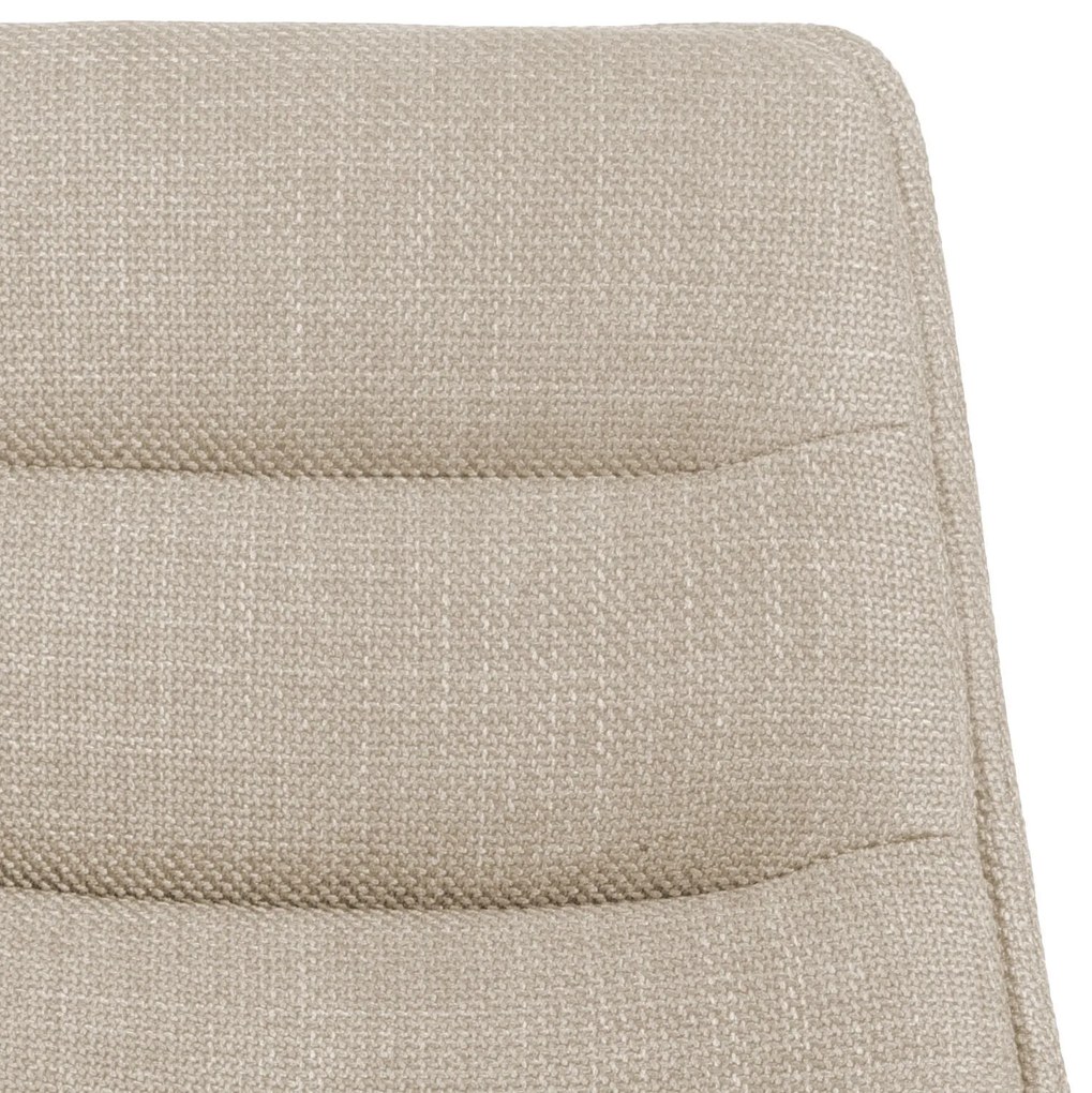 IDA Beige (stof Basel 24) - MODERNE GESTOFFEERDE STOEL VOOR WOONKAMER/EETKAMER LOFT