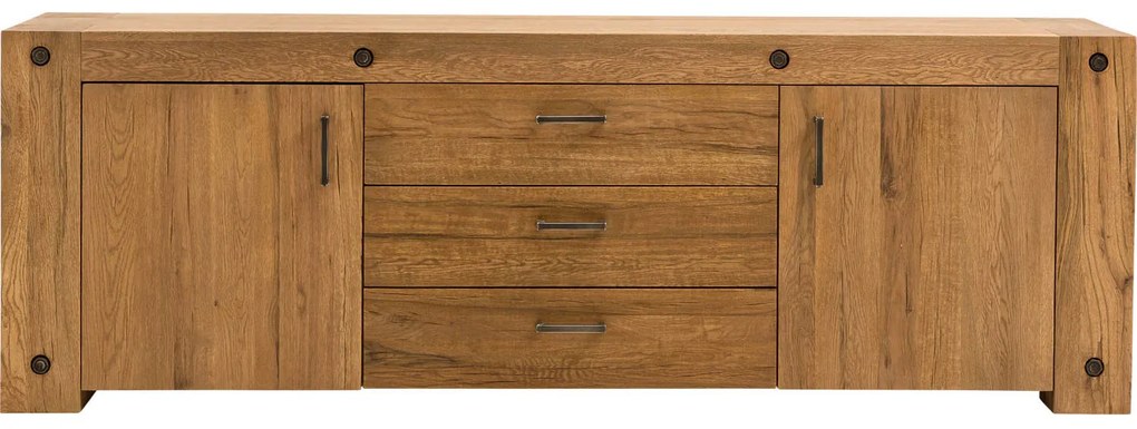 Goossens Dressoir Houston, 2 deuren 3 laden