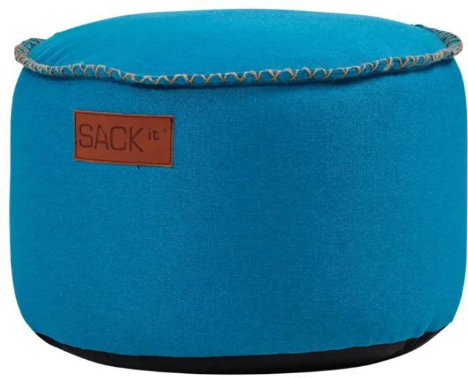 RETROit Poef Canvas Drum - Turquoise