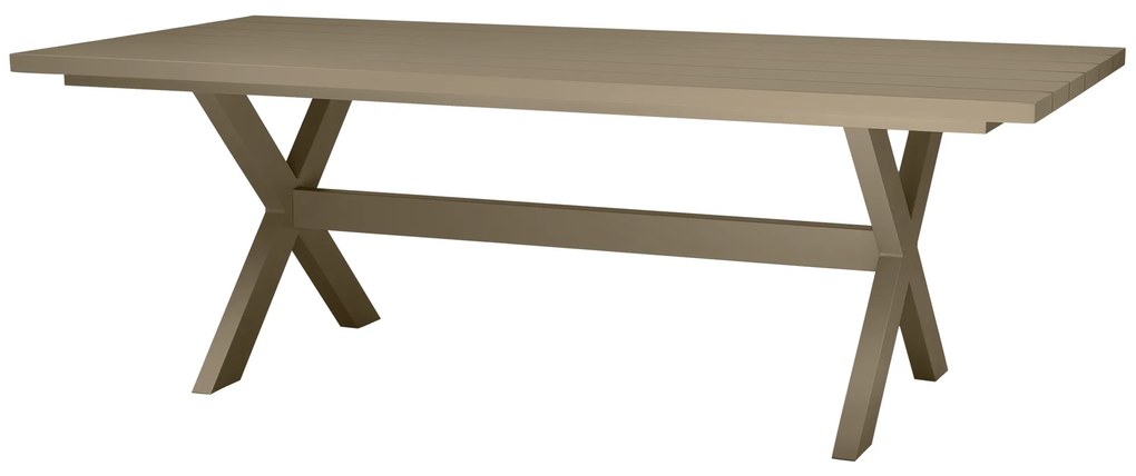 Exotan Delta - Picknicktafel - Aluminium - Groen Zand - 220x100cm - Exotan