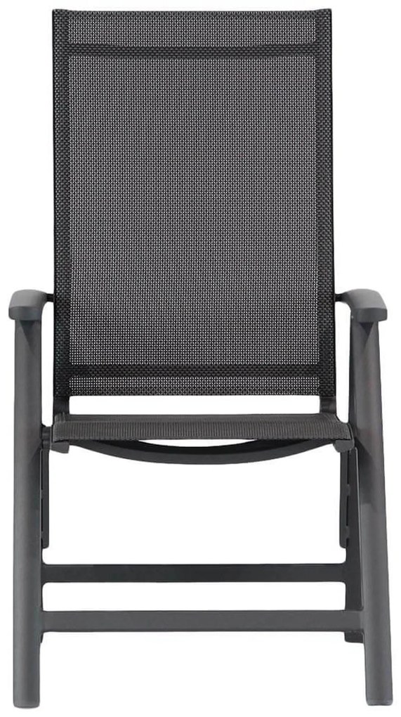 Tuinset 6 personen 245 cm Aluminium/textileen Grijs Presto Donato/Crossley