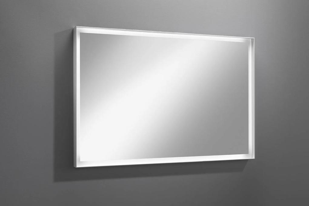 800 spiegel 140x80 cm.led verlichting rondom en dimmer wit