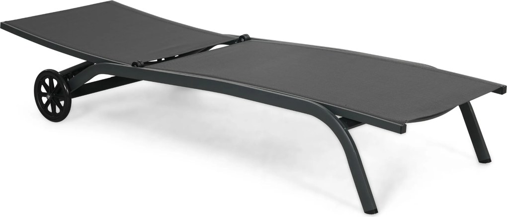 Domani Furniture Bellorio Ligbed Verstelbaar Aluminium Grijs