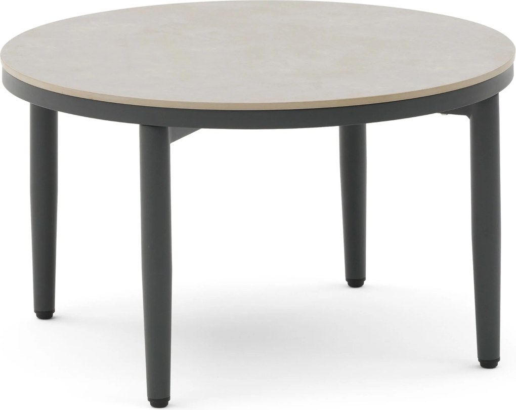 Stoel en Bank Loungeset 4 personen Wicker/Aluminium Taupe  Coco Ibiza