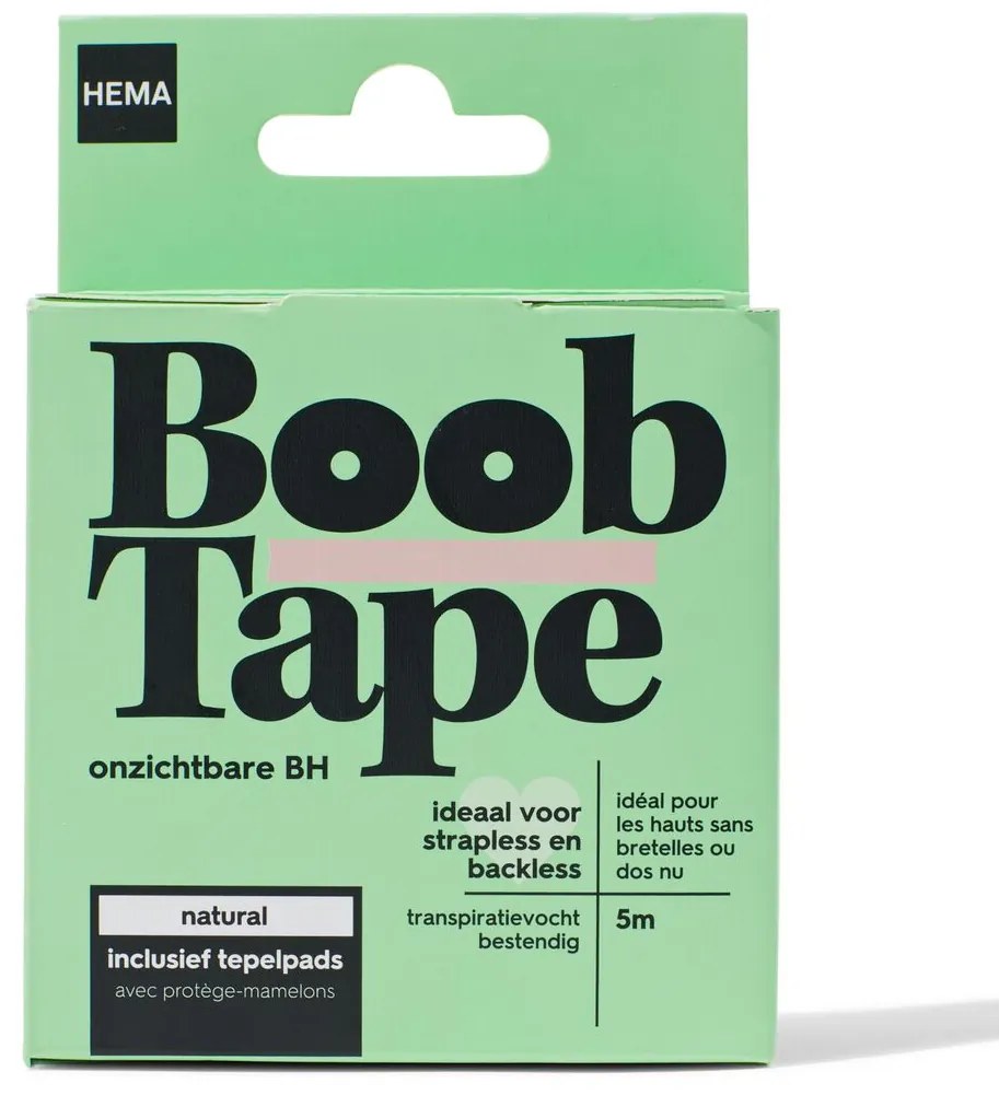 HEMA Boobtape Beige 5m Inclusief Tepelpads
