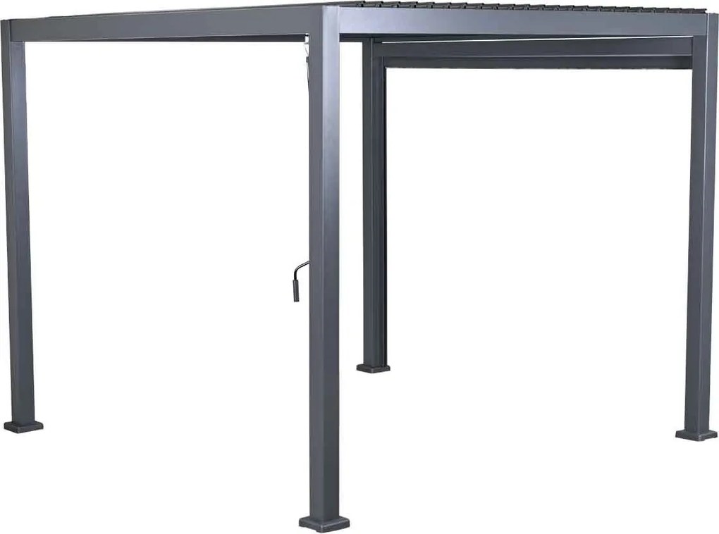Garden Impressions Pergola Ysa tuinpaviljoen 300x300 cm - donker grijs