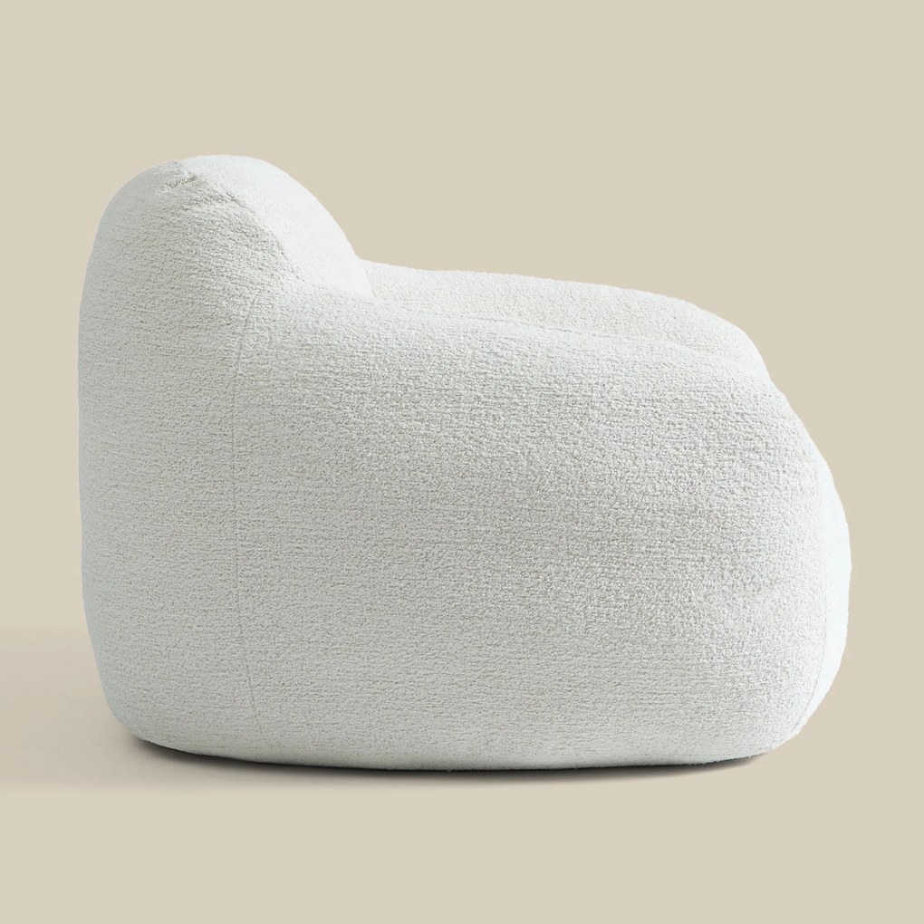 Zachte Fauteuil Creme Stof