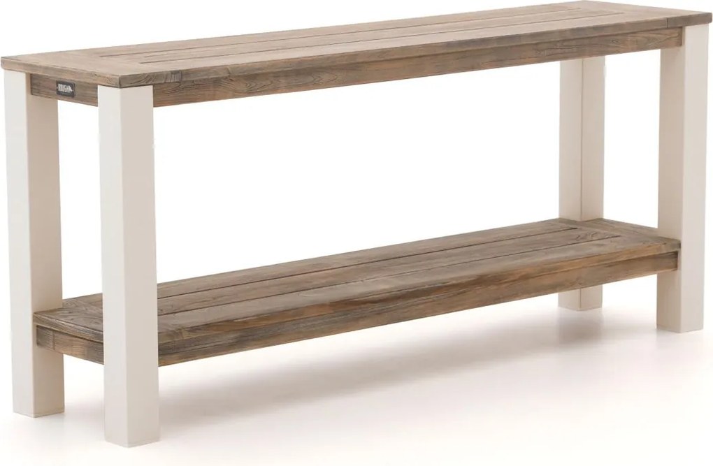 Sidetables (wandtafel) ROUGH | Rechthoekig  | Tuintafel Teakhout | 170x42cm | Kees Smit Tuinmeubelen