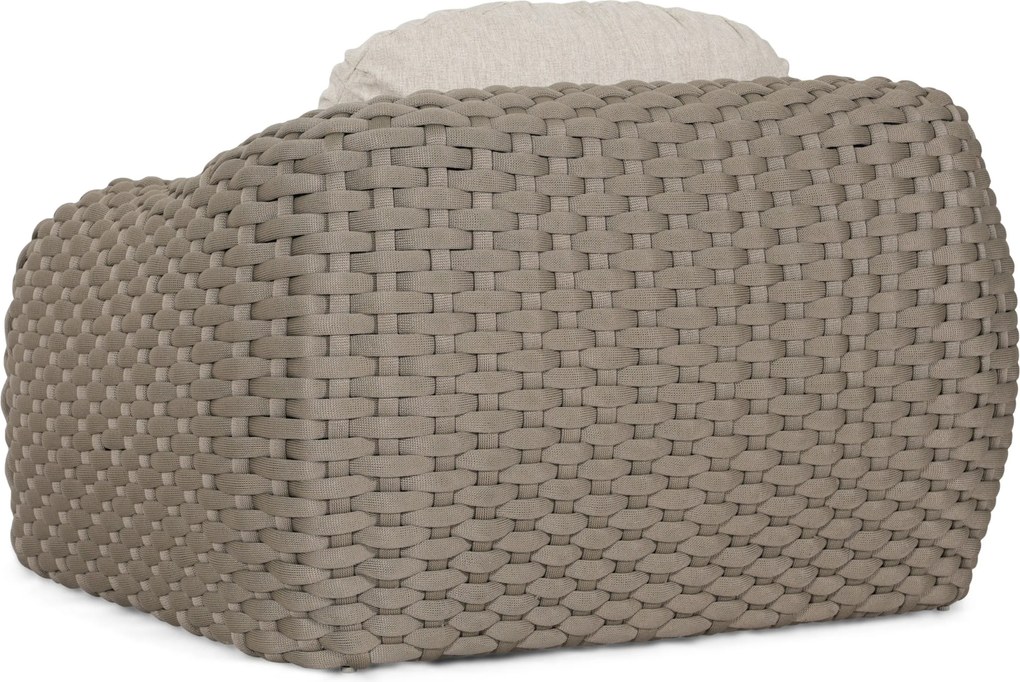 Stoel en Bank Loungeset 5 personen Rope Taupe  Santika Furniture Santika