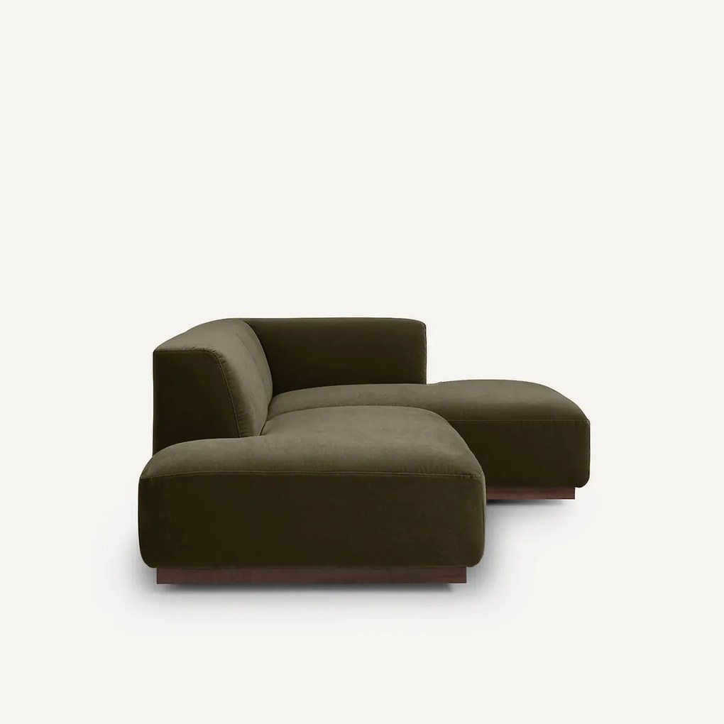 Rechter hoekbank in fluweel, Jacopo