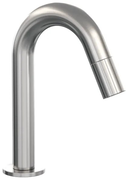 BRAUER Stripe Fonteinkraan - opbouw - gebogen uitloop - RVS-kleurig geborsteld PVD 5-NG-464