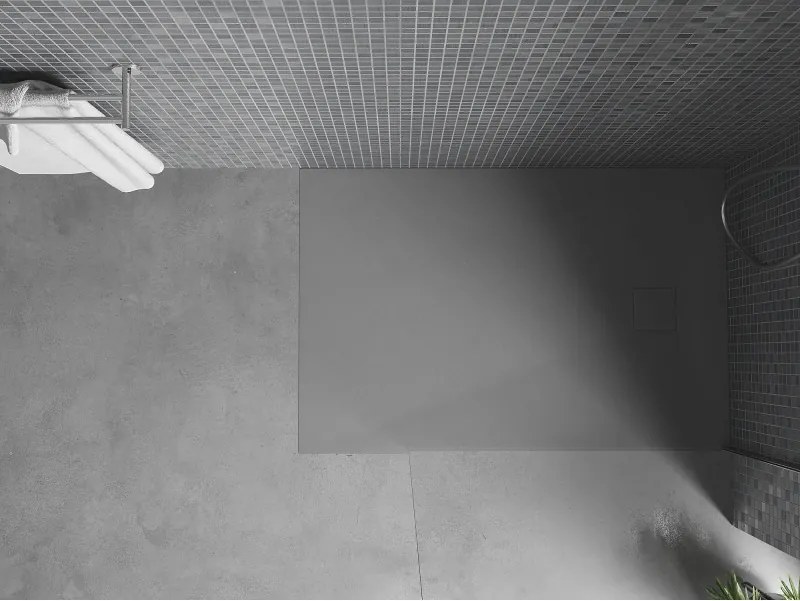 Mexen Bert rechthoekige douchebak SMC 120 x 90 cm, grijs - 4K619012