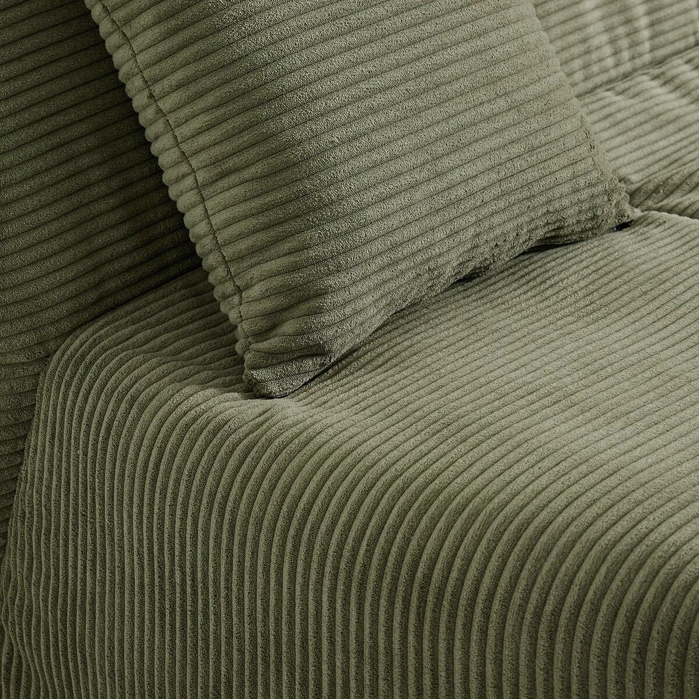 Slaapbank BZ, premium HR 12 cm, ribfluweel, AVA