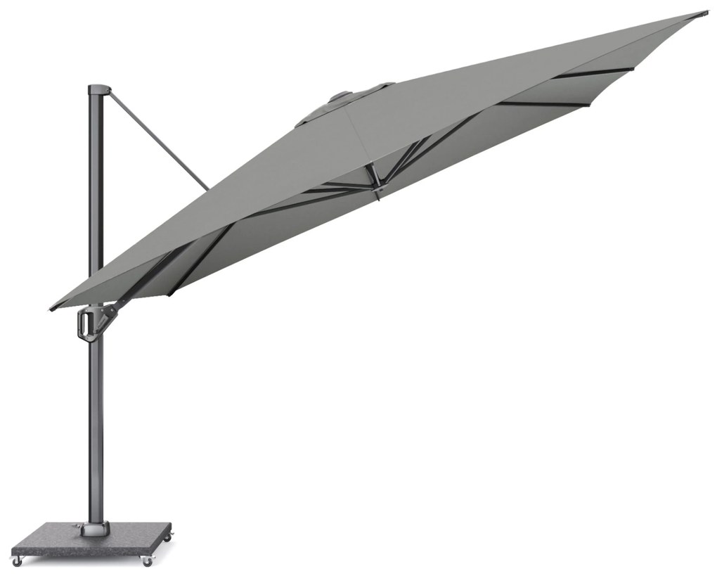 Platinum Challenger zweefparasol 3.5x3.5m T1 premium (excl voet) manhattan