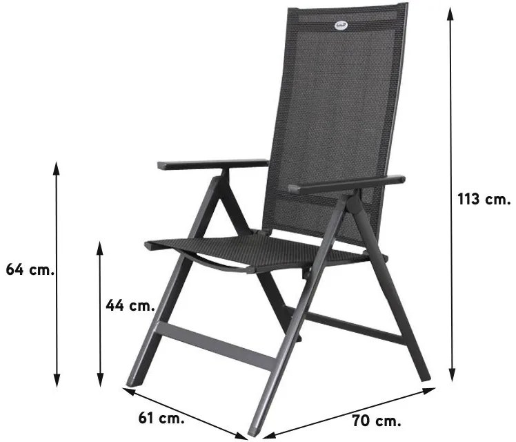 Hartman Napoli Xerix / GI Edison 280x140 cm. tafel - ovale verstelbare tuinset