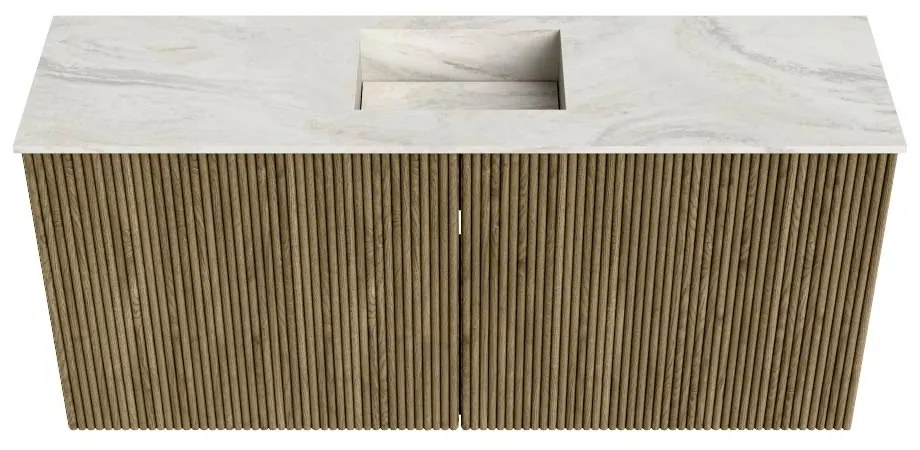Mondiaz Joya DLux 90cm toiletmeubel dusk met wastafel faye midden 1 kraangat ostra
