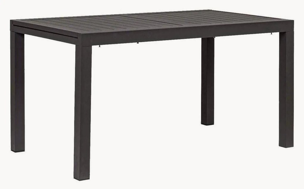 Uitschuifbare tuintafel Hilde in antraciet, in verschillende formaten