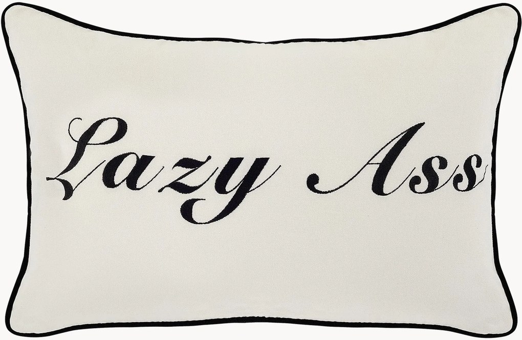 Handgemaakt kussen Lazy Ass