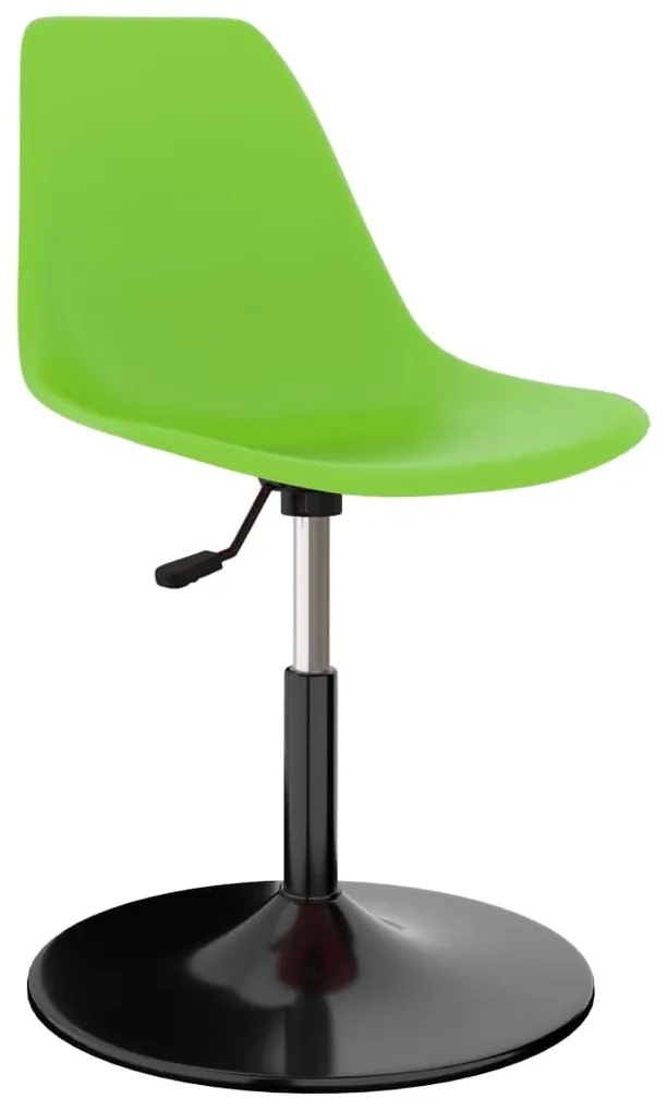 vidaXL Eetkamerstoelen 2 st draaibaar PP groen