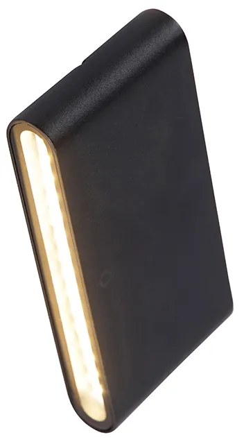 Moderne buiten wandlamp zwart 17,5 cm incl. LED IP65 - Batt