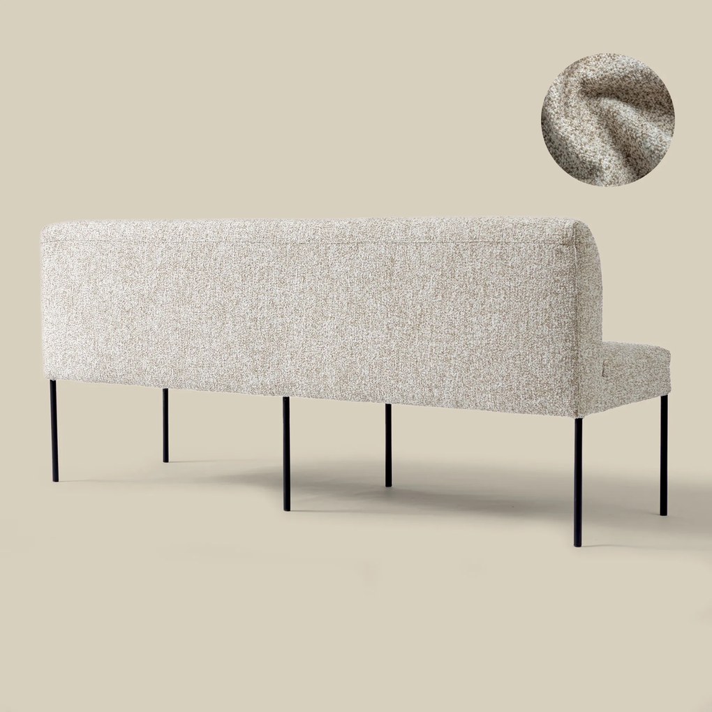 Bodio Jack Bankje Eetkamer Beige 160cm