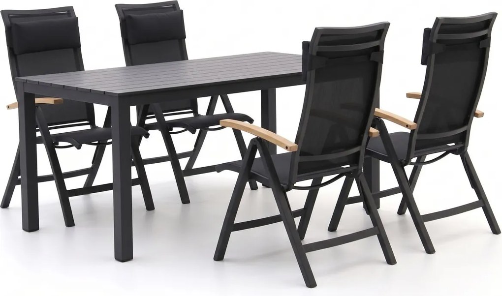 + 15% kassakorting | Diningset Bellagio  | 4 personen | Tuinset aluminium | 5-delig | Kees Smit Tuinmeubelen