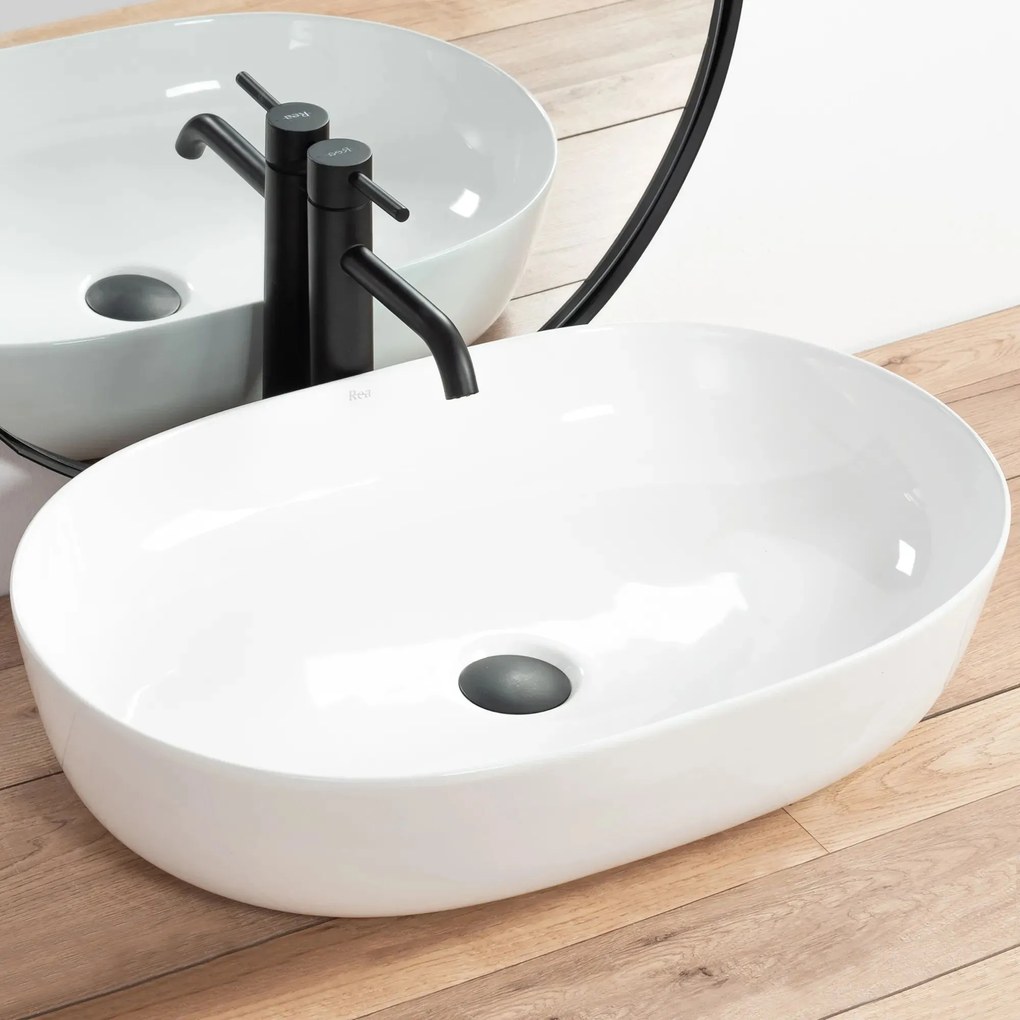 Opzetwastafel Rea Cleo 61 White