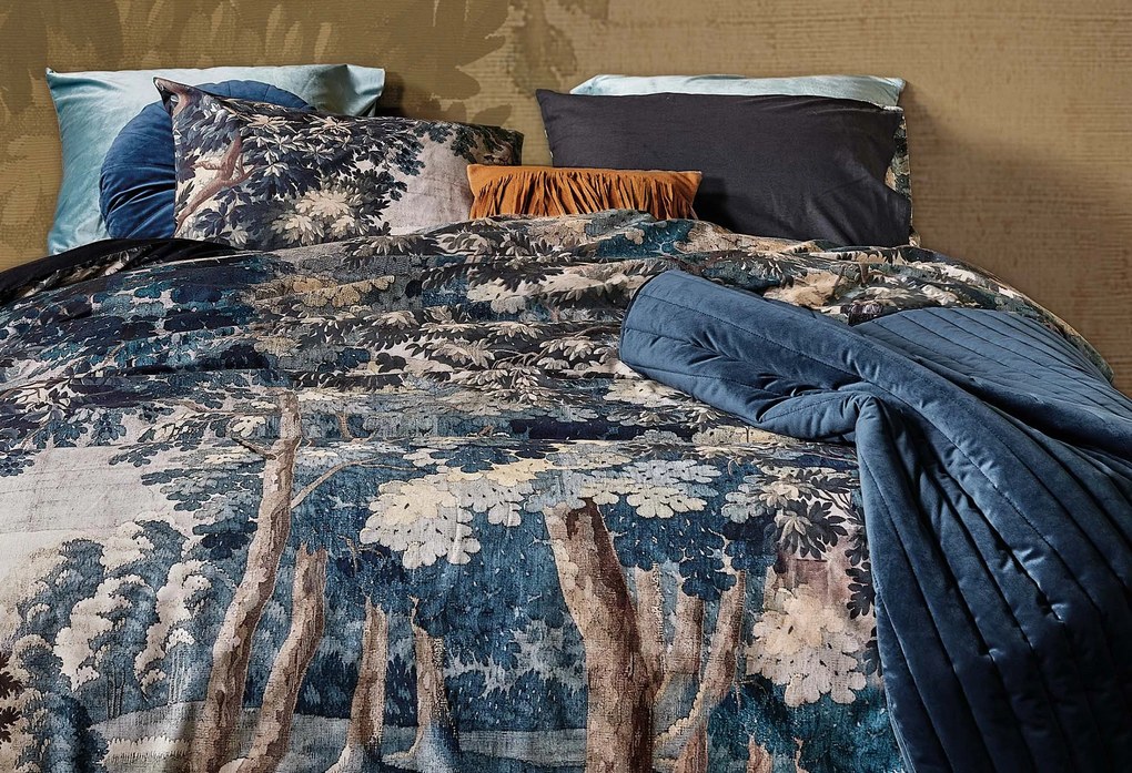 At Home by Beddinghouse From Afar Dekbedovertrek Blue – Bij Swiss Sense