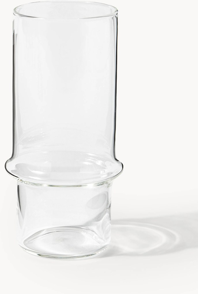 Handgemaakte stapelbare longdrinkglazen Josh, 4-delig