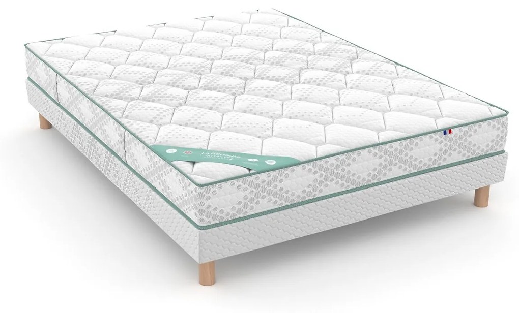 Matras in latex, gevoelige rug, heel stevig, 19 cm, 3 zones