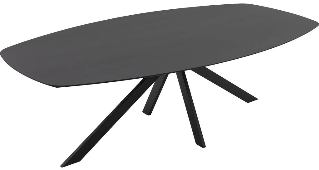 Goossens Excellent Eettafel Uniek, Semi ovaal 240 x 120 cm