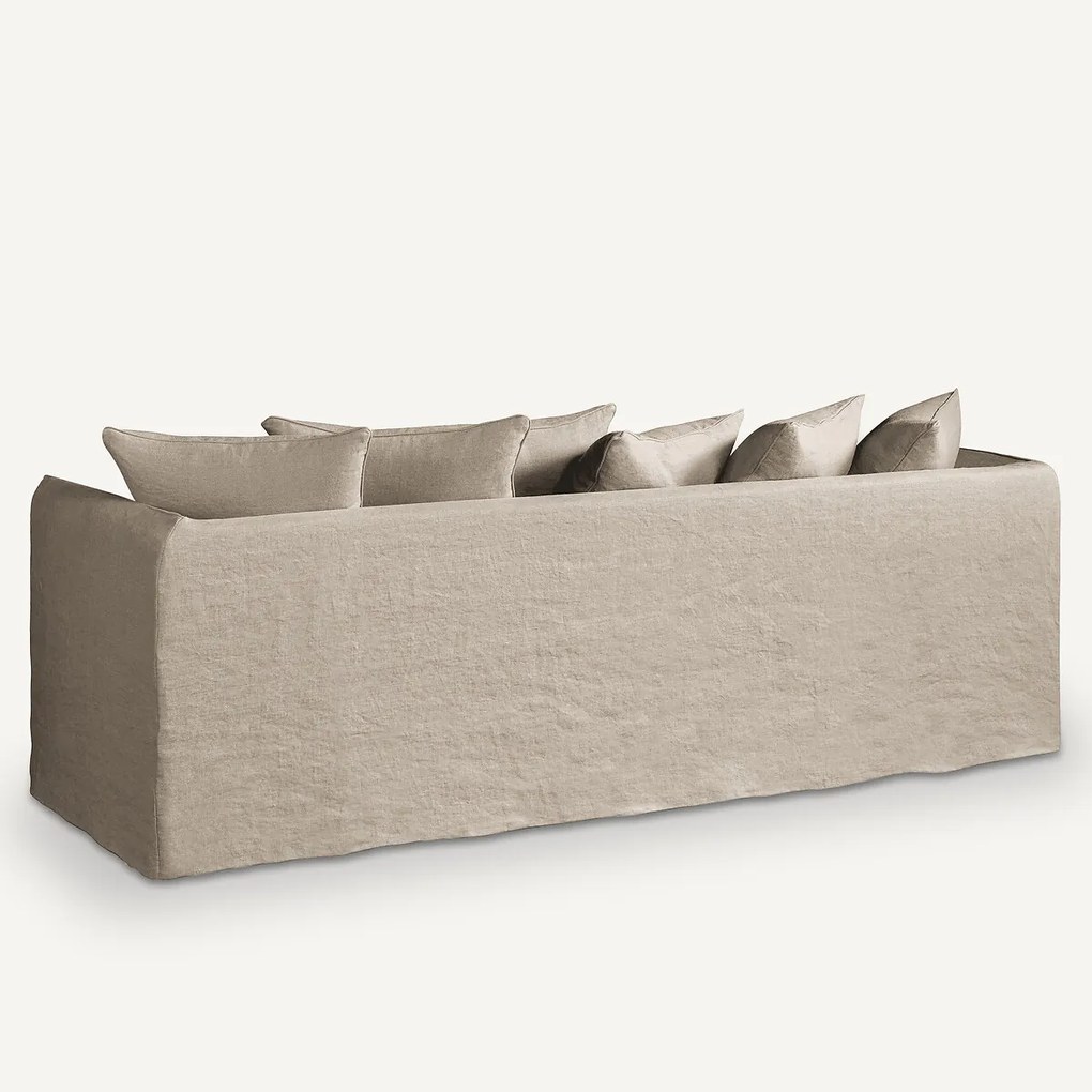 Bankhoes in gekreukt linnen Néo Chiquito