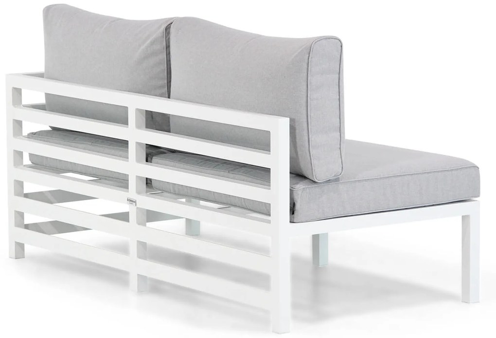 Hoek loungeset 6 personen Aluminium Wit  Domani Furniture Linde