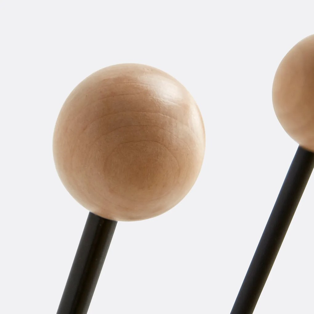 Set van 2 muurkapstokken Agama