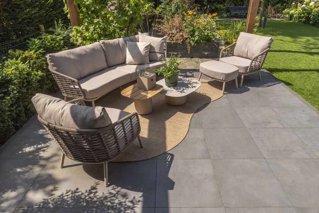 Taste by 4 Seasons Puglia loungeset latte SALE Loungeset taupe weerbestendig