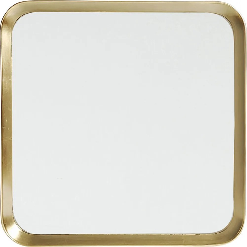 Vierkante Spiegel Messing 63x63 Cm - 63x63cm