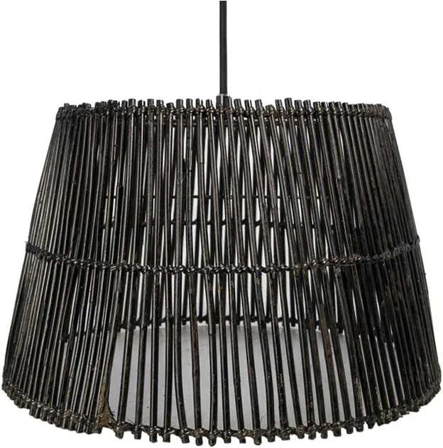 HSM Collection hanglamp Ajay - black wash - Ø48 cm - Leen Bakker