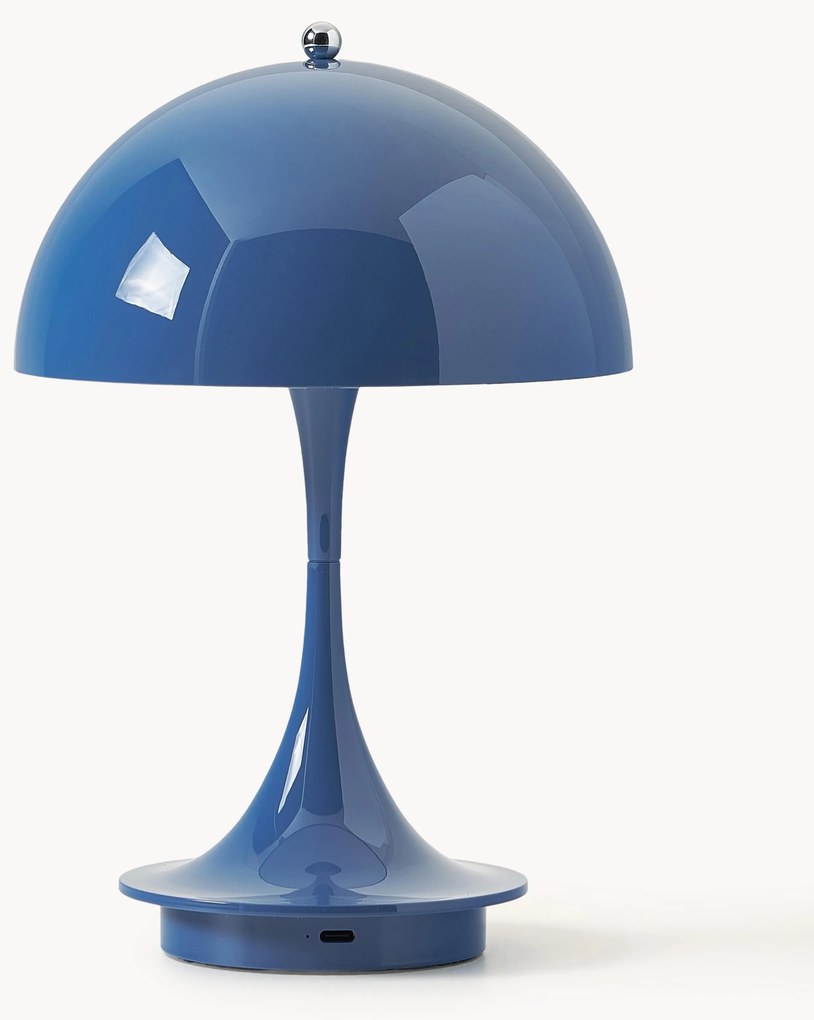 Kleine draagbare LED tafellamp Panthella 160, design Verner Panton