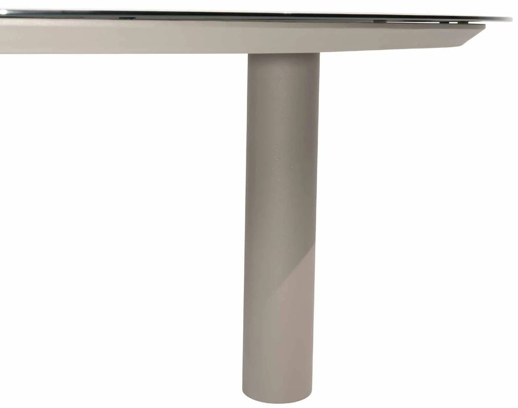 Taste by 4 Seasons Donato tuintafel cloud met geprint keramisch blad Ø 160 cm SALE Tuintafel   lichtgrijs weerbestendig