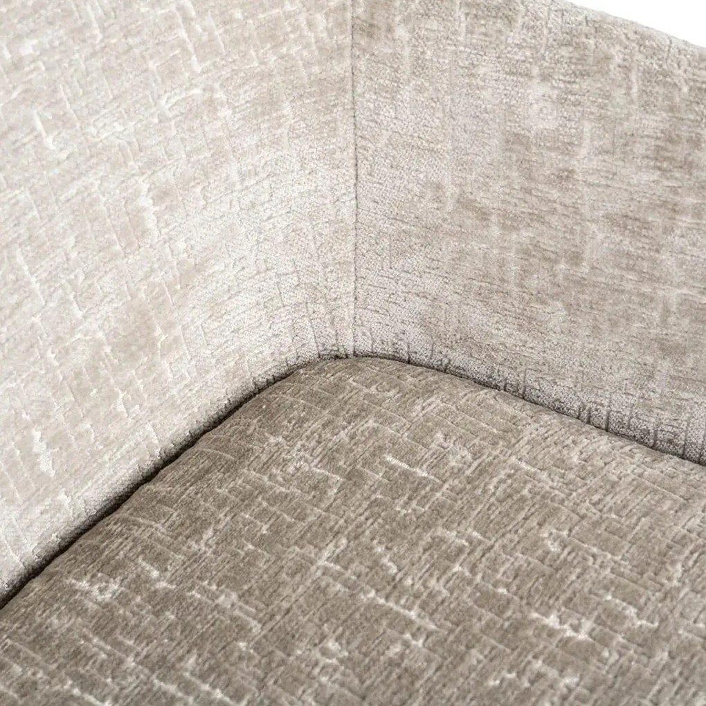 Richmond Interiors Marlon Eetkamerstoel Met Ronde Trompet Voet Pearl Beige