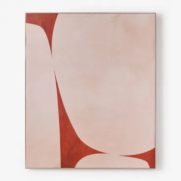 Decoratief Schilderij (100x120 Cm) Gedrukt Op Elisa Canvas Beige – Crème - Sklum