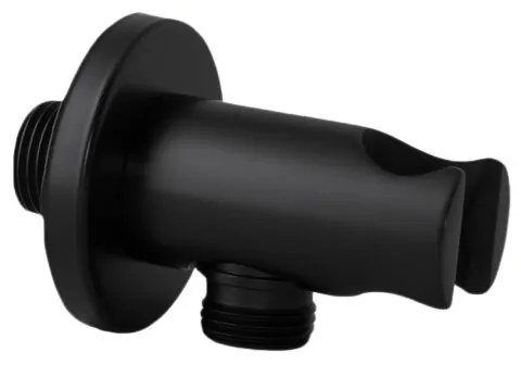 Saniclear Cube Curved inbouw regendouche met inbouw douchekop 30x30cm zwart mat