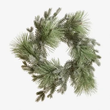 Decoratieve Kerstkrans (ø40 Cm) Seranola Groene Lauerl - Sklum